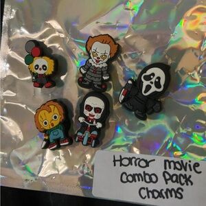 Horror movie croc charm characters